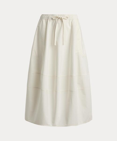 POLO RALPH LAUREN(ポロ ラルフ ローレン)の「コットン コクーン スカート(スカート・レディース・ホワイト・XXS/XS/L/M/S)」の3枚目の写真