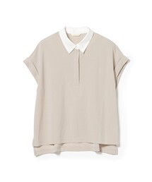 カット ジャージー ポロシャツ