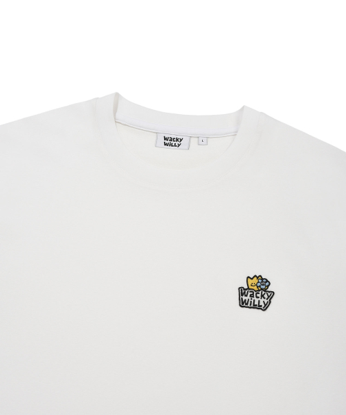Wacky WiLLy(ワッキーウィリー)の「ダブルキキワッフル半袖Tシャツホワイト(Tシャツ/カットソー・レディース・その他・SMALL/MEDIUM/LARGE/X-LARGE/XX-LARGE/X-SMALL)」の4枚目の写真