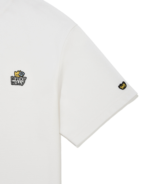 Wacky WiLLy(ワッキーウィリー)の「ダブルキキワッフル半袖Tシャツホワイト(Tシャツ/カットソー・レディース・その他・SMALL/MEDIUM/LARGE/X-LARGE/XX-LARGE/X-SMALL)」の6枚目の写真
