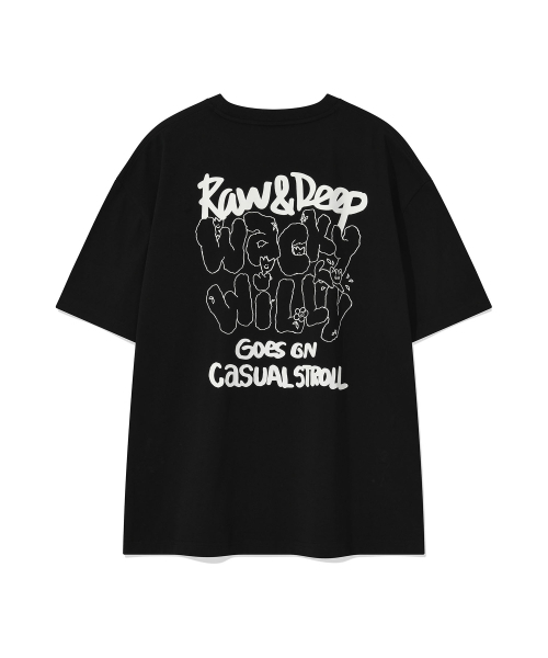Wacky WiLLy(ワッキーウィリー)の「レタリングポンテレタリング半袖Tシャツブラック(Tシャツ/カットソー・レディース・その他・SMALL/MEDIUM/LARGE/X-LARGE)」の3枚目の写真
