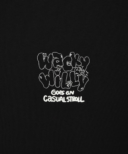 Wacky WiLLy(ワッキーウィリー)の「レタリングポンテレタリング半袖Tシャツブラック(Tシャツ/カットソー・レディース・その他・SMALL/MEDIUM/LARGE/X-LARGE)」の5枚目の写真