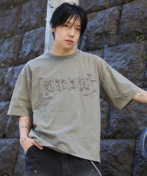 WEGO（ウィゴー）の「WEGO/【26年春夏新作】ブリーチダメージアップリケT（Tシャツ/カットソー）」