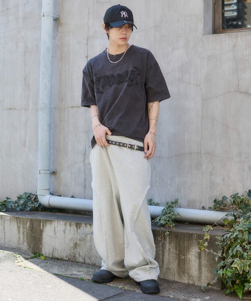 WEGO(ウィゴー)の「WEGO/【26年春夏新作】ブリーチダメージアップリケT(Tシャツ/カットソー・メンズ・ピンク/ブラウン/ブラック系その他/グレー/その他1/ネイビー・MEDIUM/LARGE)」の10枚目の写真