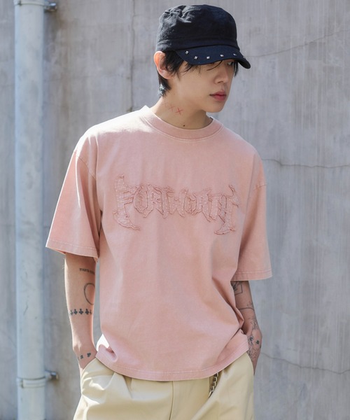 WEGO(ウィゴー)の「WEGO/【26年春夏新作】ブリーチダメージアップリケT(Tシャツ/カットソー・メンズ・ピンク/ブラウン/ブラック系その他/グレー/その他1/ネイビー・MEDIUM/LARGE)」の21枚目の写真