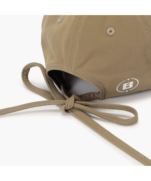 BRIEFING（ブリーフィング）の「【BRIEFING GOLF／ブリーフィングゴルフ】WOMEN’S SMALL LOGO RIBBON CAP（キャップ・レディース・ベージュ/ネイビー/アイボリー・FREE）」の7枚目の写真