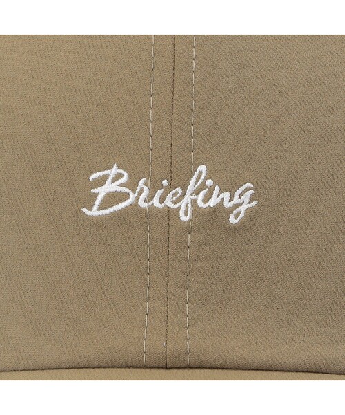 BRIEFING（ブリーフィング）の「【BRIEFING GOLF／ブリーフィングゴルフ】WOMEN’S SMALL LOGO RIBBON CAP（キャップ・レディース・ベージュ/ネイビー/アイボリー・FREE）」の8枚目の写真