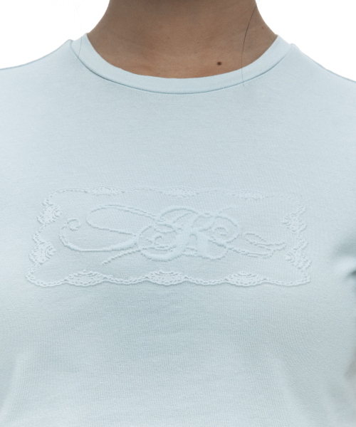 KASHIKO(カシコ)の「Embossed Baby Tee Skyblue(Tシャツ/カットソー・レディース・その他・MEDIUM/SMALL)」の9枚目の写真