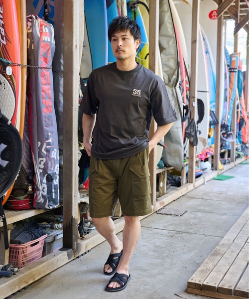 Sunny Smith(サニースミス)の「SURF CLUB 両面刺繍Tシャツ(Tシャツ/カットソー・メンズ・アッシュグレー/スミクロ/ホワイト・MEDIUM/LARGE)」の19枚目の写真