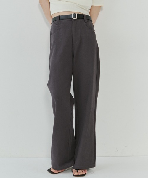 VION(ヴィオン)の「マルチフィットツイルストレートパンツ / Multi Fit Twill Straight Pants(その他パンツ・レディース・グレー/ブラック/アイボリー・MT/ST/M/S)」の3枚目の写真