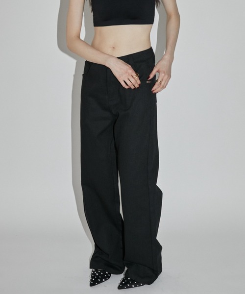 VION(ヴィオン)の「マルチフィットツイルストレートパンツ / Multi Fit Twill Straight Pants(その他パンツ・レディース・グレー/ブラック/アイボリー・MT/ST/M/S)」の7枚目の写真