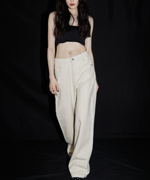 VION(ヴィオン)の「マルチフィットツイルストレートパンツ / Multi Fit Twill Straight Pants(その他パンツ・レディース・グレー/ブラック/アイボリー・MT/ST/M/S)」の14枚目の写真