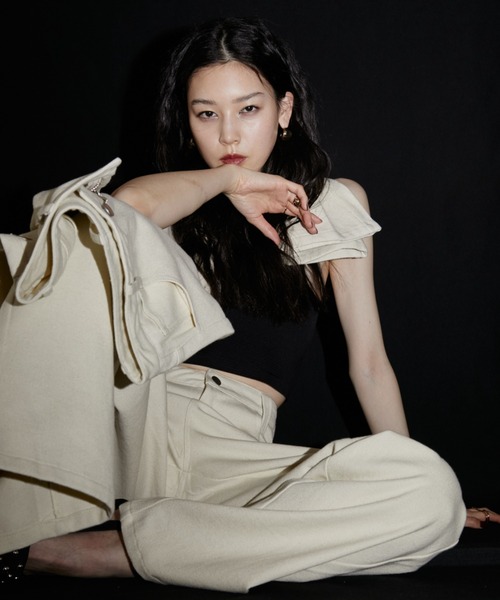 VION(ヴィオン)の「マルチフィットツイルストレートパンツ / Multi Fit Twill Straight Pants(その他パンツ・レディース・グレー/ブラック/アイボリー・MT/ST/M/S)」の15枚目の写真