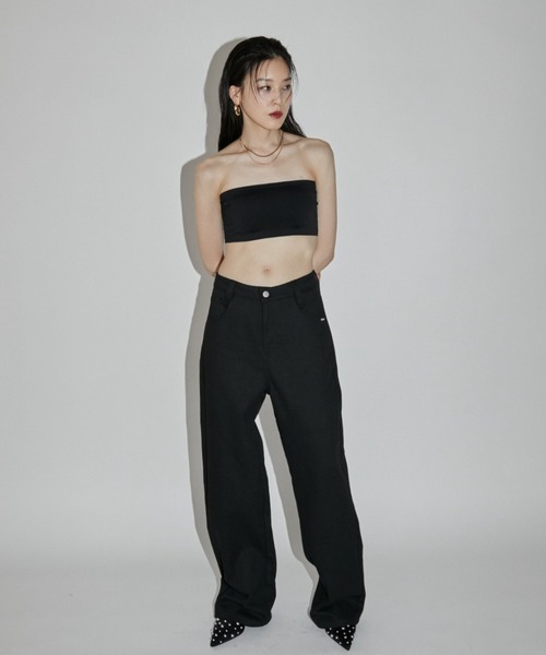 VION(ヴィオン)の「マルチフィットツイルストレートパンツ / Multi Fit Twill Straight Pants(その他パンツ・レディース・グレー/ブラック/アイボリー・MT/ST/M/S)」の9枚目の写真