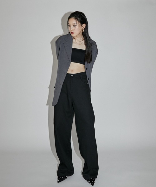 VION(ヴィオン)の「マルチフィットツイルストレートパンツ / Multi Fit Twill Straight Pants(その他パンツ・レディース・グレー/ブラック/アイボリー・MT/ST/M/S)」の10枚目の写真