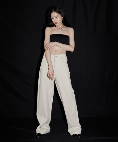 VION(ヴィオン)の「マルチフィットツイルストレートパンツ / Multi Fit Twill Straight Pants(その他パンツ・レディース・グレー/ブラック/アイボリー・MT/ST/M/S)」の13枚目の写真