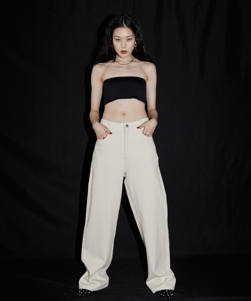 VION(ヴィオン)の「マルチフィットツイルストレートパンツ / Multi Fit Twill Straight Pants(その他パンツ・レディース・グレー/ブラック/アイボリー・MT/ST/M/S)」の11枚目の写真