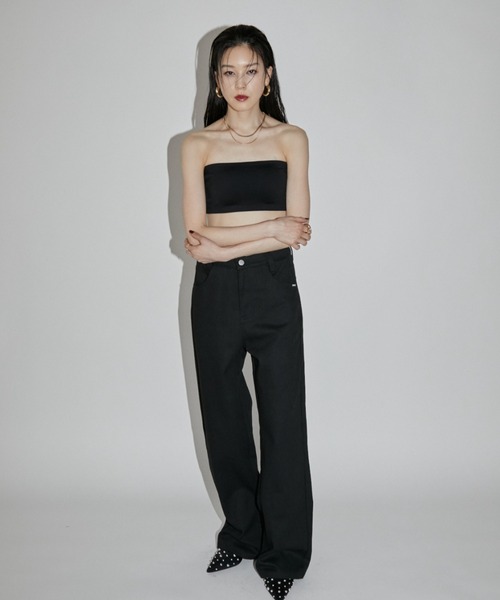 VION(ヴィオン)の「マルチフィットツイルストレートパンツ / Multi Fit Twill Straight Pants(その他パンツ・レディース・グレー/ブラック/アイボリー・MT/ST/M/S)」の8枚目の写真