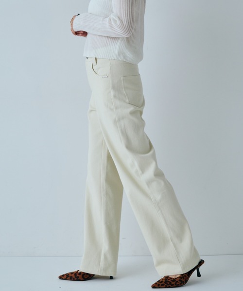 VION(ヴィオン)の「マルチフィットツイルストレートパンツ / Multi Fit Twill Straight Pants(その他パンツ・レディース・グレー/ブラック/アイボリー・MT/ST/M/S)」の20枚目の写真