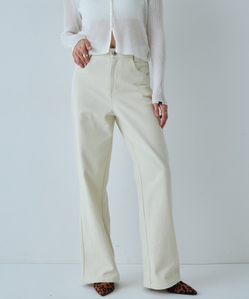 VION(ヴィオン)の「マルチフィットツイルストレートパンツ / Multi Fit Twill Straight Pants(その他パンツ・レディース・グレー/ブラック/アイボリー・MT/ST/M/S)」の19枚目の写真