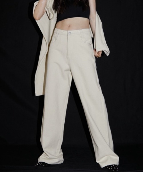 VION(ヴィオン)の「マルチフィットツイルストレートパンツ / Multi Fit Twill Straight Pants(その他パンツ・レディース・グレー/ブラック/アイボリー・MT/ST/M/S)」の22枚目の写真
