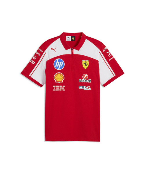 PUMA(プーマ)の「PUMA プーマ ユニセックス フェラーリ レプリカ 半袖 ポロシャツ(ポロシャツ・メンズ・レッド・X-LARGE/X-SMALL/LARGE/MEDIUM/SMALL)」の3枚目の写真