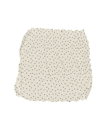 MER MER（メルメル）の「(2カラー) プリーツスカーフ ブラック/アイボリー（バンダナ/スカーフ）」