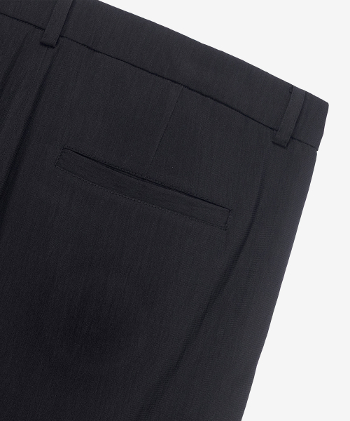 MINDBRIDGE（マインドブリッジ）の「[COUTURE]ブラックワイドワンタックワッシャー加工ストリングフルバンディングパンツ（その他パンツ・メンズ・ブラック・29/30/32/34/36）」の6枚目の写真