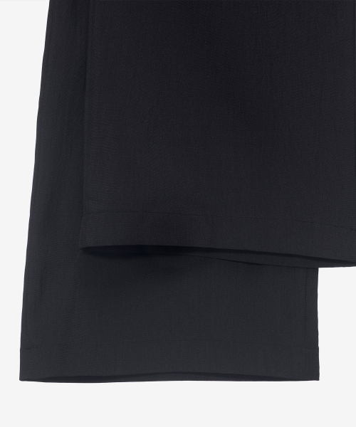 MINDBRIDGE（マインドブリッジ）の「[COUTURE]ブラックワイドワンタックワッシャー加工ストリングフルバンディングパンツ（その他パンツ・メンズ・ブラック・29/30/32/34/36）」の9枚目の写真