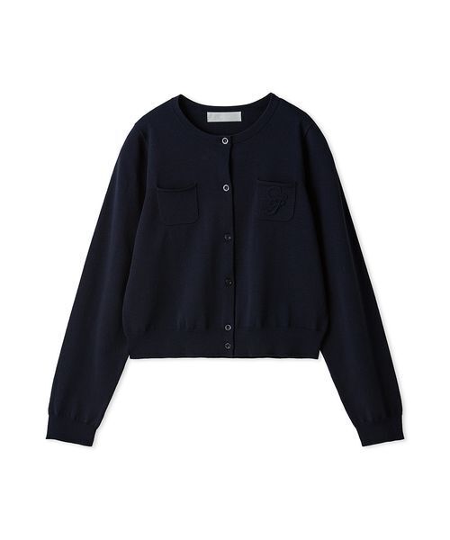 CELFORD(セルフォード)の「【洗える】【UVカット】ポケット付きカーディガン(カーディガン/ボレロ・レディース・オフホワイト/ライム/その他/ネイビー・F)」の6枚目の写真