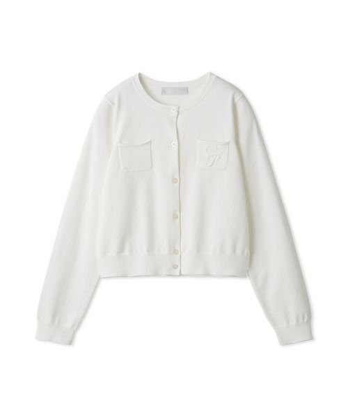 CELFORD(セルフォード)の「【洗える】【UVカット】ポケット付きカーディガン(カーディガン/ボレロ・レディース・オフホワイト/ライム/その他/ネイビー・F)」の5枚目の写真