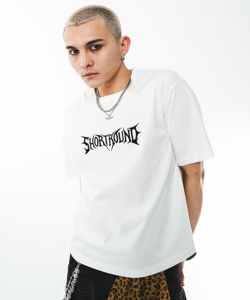 SHORT ROUND(ショートラウンド)の「SHORT ROUND/【26年春夏新作】コールドダイモチーフグラフィックT(Tシャツ/カットソー・メンズ・ブラック系その他/ホワイト・MEDIUM/LARGE)」の16枚目の写真