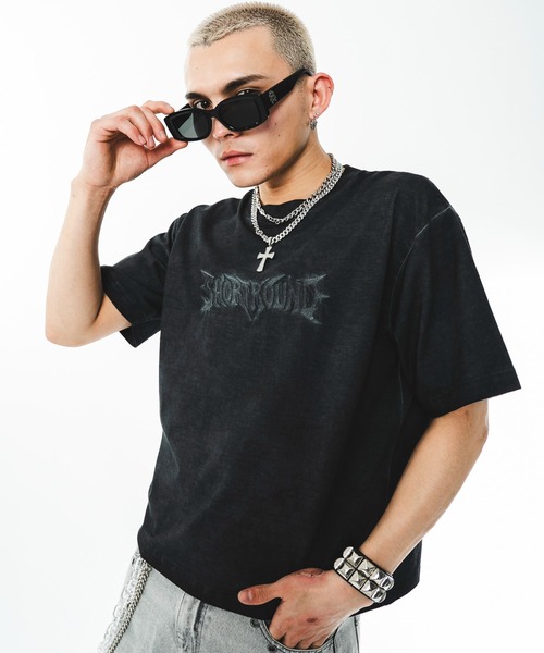 SHORT ROUND(ショートラウンド)の「SHORT ROUND/【26年春夏新作】コールドダイモチーフグラフィックT(Tシャツ/カットソー・メンズ・ブラック系その他/ホワイト・MEDIUM/LARGE)」の21枚目の写真