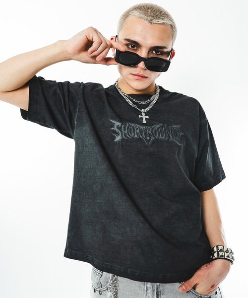 SHORT ROUND(ショートラウンド)の「SHORT ROUND/【26年春夏新作】コールドダイモチーフグラフィックT(Tシャツ/カットソー・メンズ・ブラック系その他/ホワイト・MEDIUM/LARGE)」の22枚目の写真