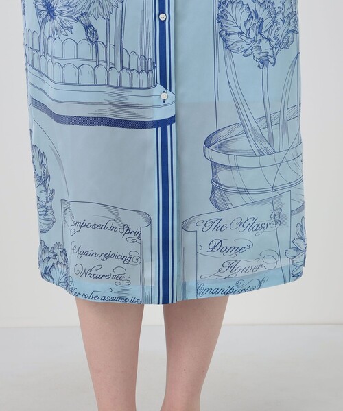 manipuri（マニプリ）の「【別注】manipuri for Ballsey Glass dome Flower ワンピース（シャツワンピース・レディース・ライトブルー/ブラック系その他・36）」の10枚目の写真