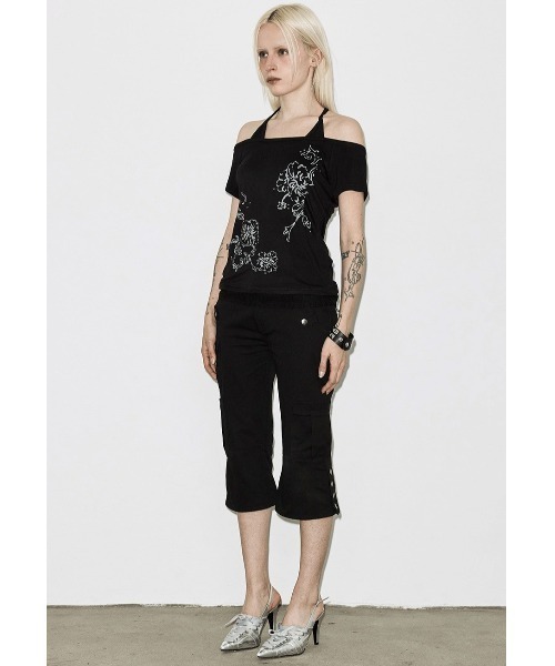 FANCY CLUB(ファンシークラブ)の「A'GEM/9 × .kom 『FANCY CLUB/ファンシークラブ』 ROSY HALTER OFF-SHOULDER TOP/ロージーホルターオフショルダートップス(その他トップス・レディース・ライトパープル/ブラック/ライトグリーン・FREE)」の12枚目の写真