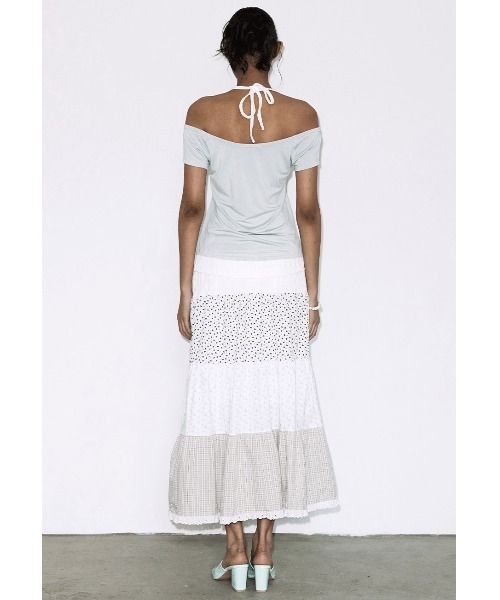 FANCY CLUB(ファンシークラブ)の「A'GEM/9 × .kom 『FANCY CLUB/ファンシークラブ』 ROSY HALTER OFF-SHOULDER TOP/ロージーホルターオフショルダートップス(その他トップス・レディース・ライトパープル/ブラック/ライトグリーン・FREE)」の5枚目の写真
