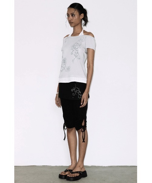 FANCY CLUB(ファンシークラブ)の「A'GEM/9 × .kom 『FANCY CLUB/ファンシークラブ』 ROSY HALTER OFF-SHOULDER TOP/ロージーホルターオフショルダートップス(その他トップス・レディース・ライトパープル/ブラック/ライトグリーン・FREE)」の17枚目の写真