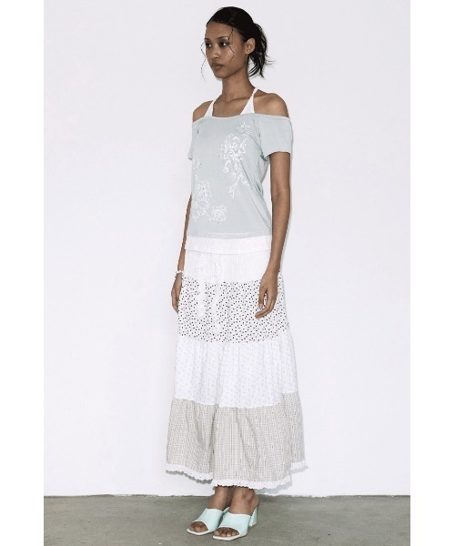 FANCY CLUB(ファンシークラブ)の「A'GEM/9 × .kom 『FANCY CLUB/ファンシークラブ』 ROSY HALTER OFF-SHOULDER TOP/ロージーホルターオフショルダートップス(その他トップス・レディース・ライトパープル/ブラック/ライトグリーン・FREE)」の8枚目の写真