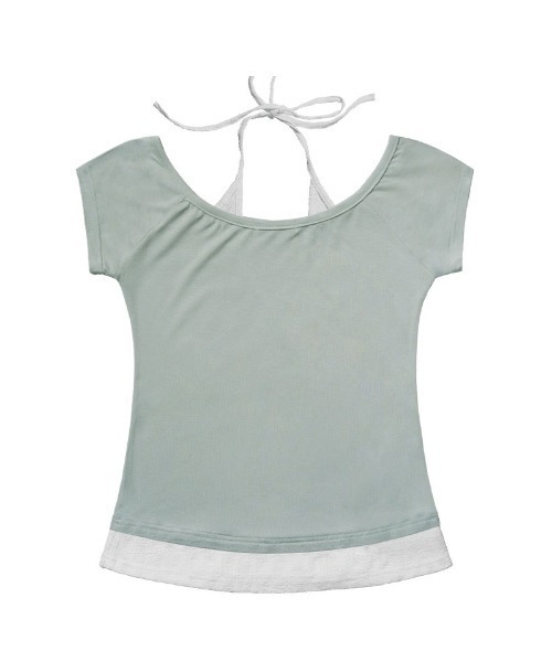 FANCY CLUB(ファンシークラブ)の「A'GEM/9 × .kom 『FANCY CLUB/ファンシークラブ』 ROSY HALTER OFF-SHOULDER TOP/ロージーホルターオフショルダートップス(その他トップス・レディース・ライトパープル/ブラック/ライトグリーン・FREE)」の20枚目の写真