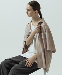【SLICK/スリック】Rayon Poplin Open Collar Shirt/レーヨンポプリンオープンカラーシャツ