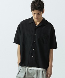 【SLICK/スリック】Rayon Poplin Open Collar Shirt/レーヨンポプリンオープンカラーシャツ