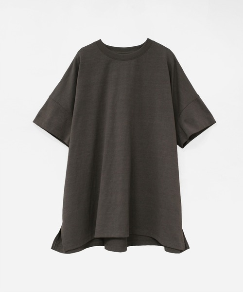 RNA-N(アールエヌエーエヌ)の「M2664 ワイドタックプルオーバー(Tシャツ/カットソー・レディース・チャコール/ブラウン/グレイッシュベージュ・FREE)」の19枚目の写真