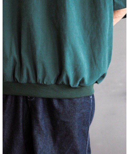 ARCHIVER(アーカイバ)の「【Bz】【Leyline】Premium Suede tee / スウェードタッチ 裾リブ オーバーサイズTシャツ(Tシャツ/カットソー・メンズ・ネイビー/グリーン・MEDIUM/LARGE/X-LARGE)」の11枚目の写真