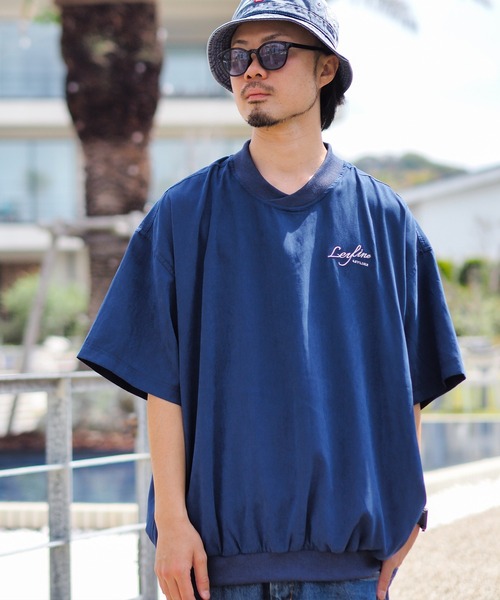 ARCHIVER(アーカイバ)の「【Bz】【Leyline】Premium Suede tee / スウェードタッチ 裾リブ オーバーサイズTシャツ(Tシャツ/カットソー・メンズ・ネイビー/グリーン・MEDIUM/LARGE/X-LARGE)」の21枚目の写真