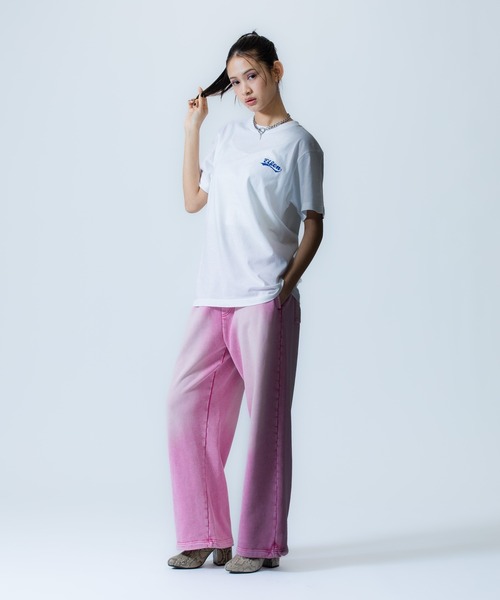 X-girl SPORTS(エックスガールスポーツ)の「C EL S WE FAN GOODS S/S TEE/ちふれASエルフェン埼玉(Tシャツ/カットソー・メンズ・ネイビー/ホワイト・LARGE/MEDIUM/SMALL/X-LARGE)」の9枚目の写真