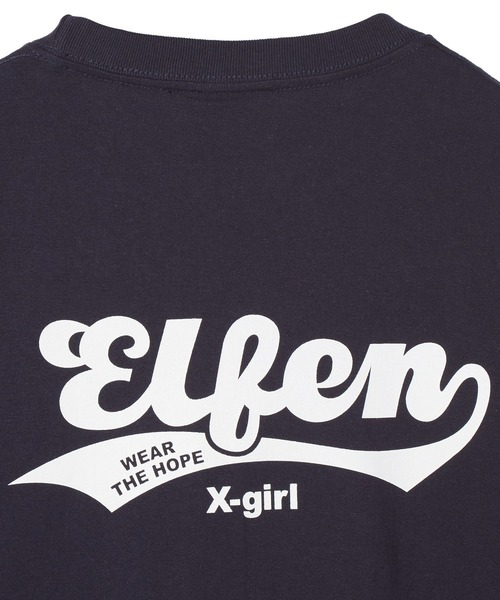 X-girl SPORTS(エックスガールスポーツ)の「C EL S WE FAN GOODS S/S TEE/ちふれASエルフェン埼玉(Tシャツ/カットソー・メンズ・ネイビー/ホワイト・LARGE/MEDIUM/SMALL/X-LARGE)」の19枚目の写真