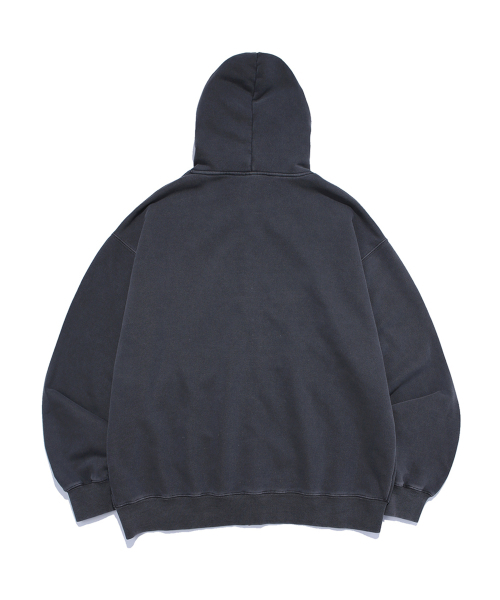 YALE(イェール)の「スモールアーチ フードジップアップ_ピグメントチャコール(パーカー・レディース・その他・LARGE/MEDIUM/SMALL/X-LARGE)」の3枚目の写真