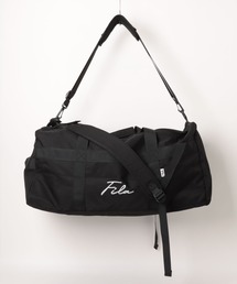 drosofila（ドロソフィラ）の「【FILA/フィラ】【大容量47L 肩掛け、手持ち、リュックの3WAY仕様】3WAYボストンバッグ 修学旅行 林間学校 部活 旅行 出張 スクリプトロゴ（ボストンバッグ）」