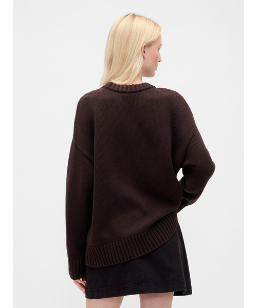 GAP(ギャップ)の「コットン100% オーバーサイズセーター(ニット/セーター・レディース・アイボリー/グリーン系その他/ブラウン系その他2/ブラック/ベージュ/ベージュ系その他/ブラウン・L/M/XS/S/XL/XXS)」の10枚目の写真